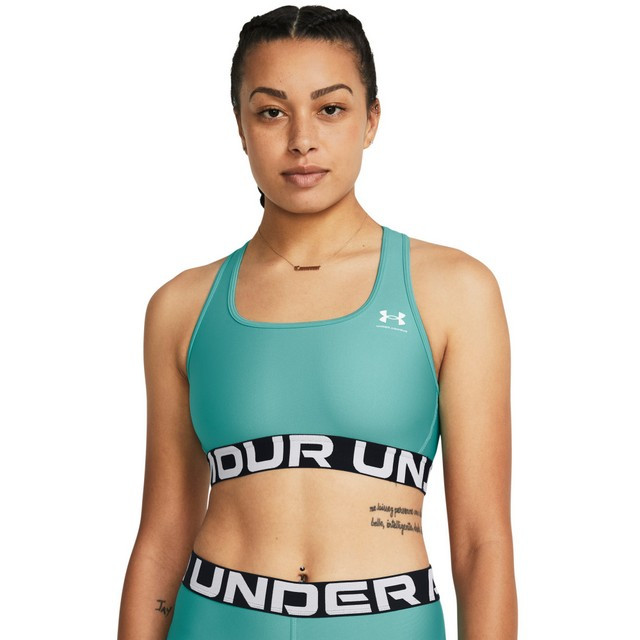 Under Armour UA HG Authentics Mid Branded Dámská sportovní podprsenka US L 1383544-482