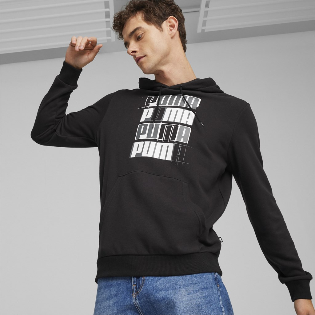 Levně Puma ESS+ LOGO LAB Hoodie TR Pánská mikina